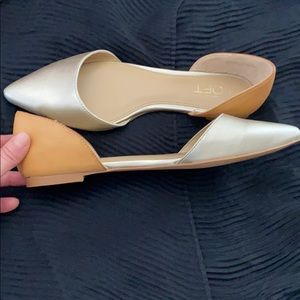 Loft Gold and Brown Flats